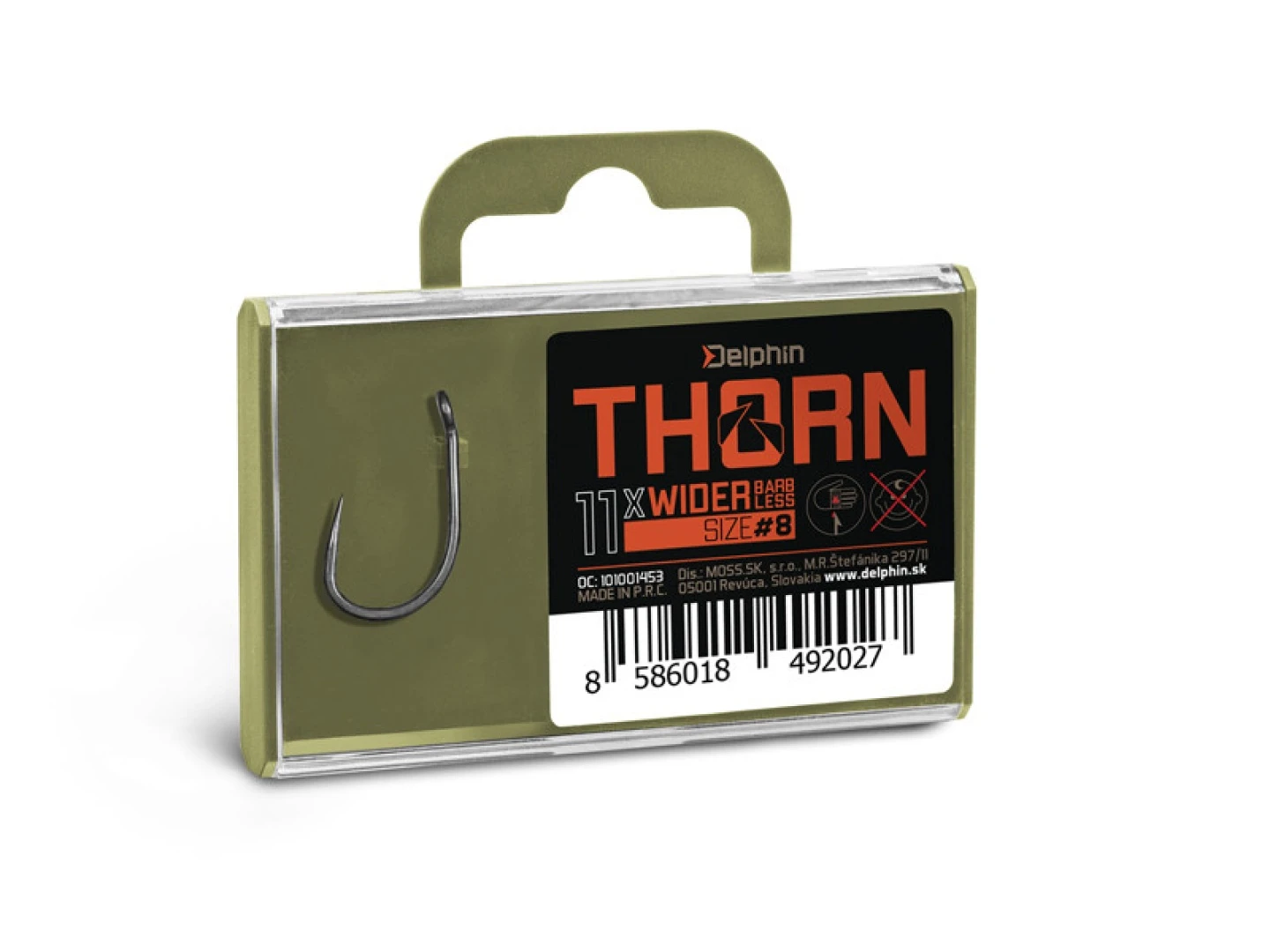 Delphin THORN Wider Barbless Hooks