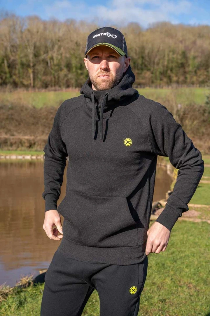 Matrix Black Marl Hoody