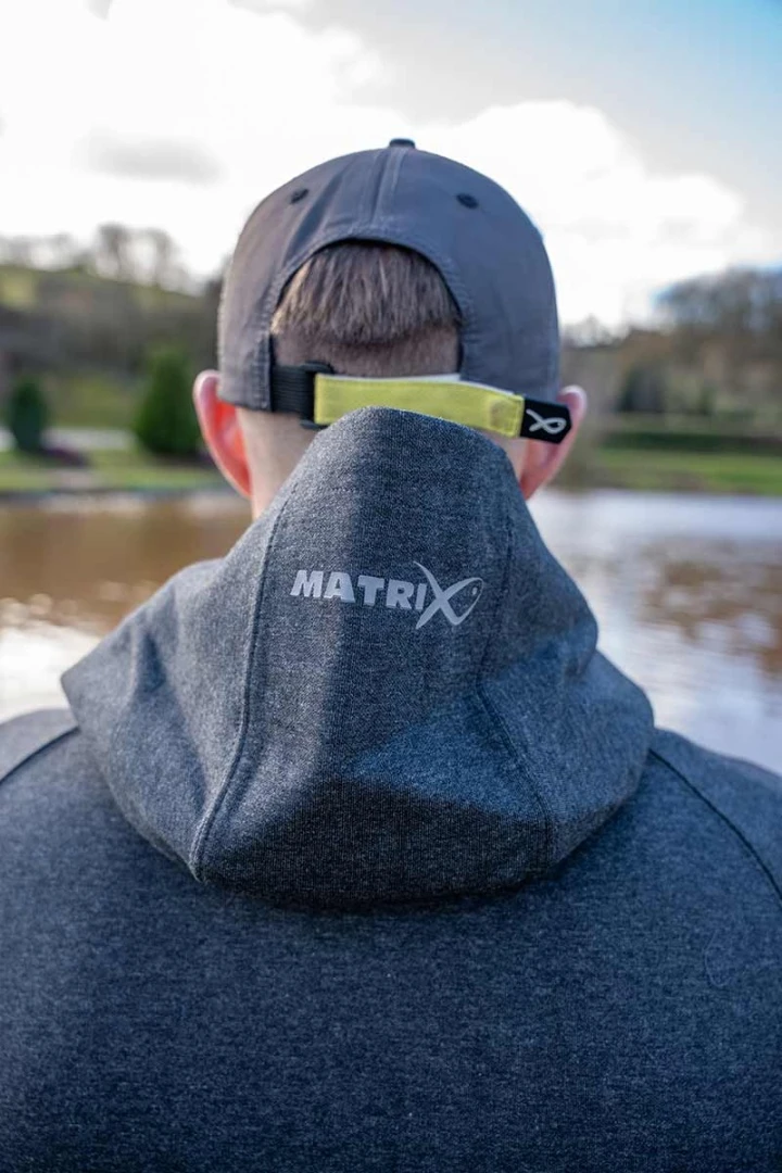 Matrix Charcoal Marl Zip Hoody