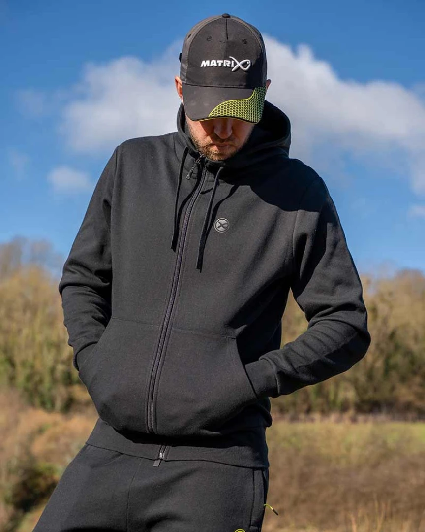 Matrix Black Stealth Zip Hoody