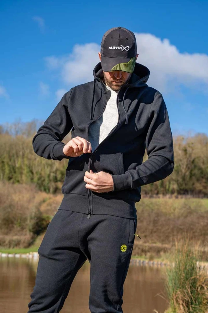 Matrix Black Stealth Zip Hoody