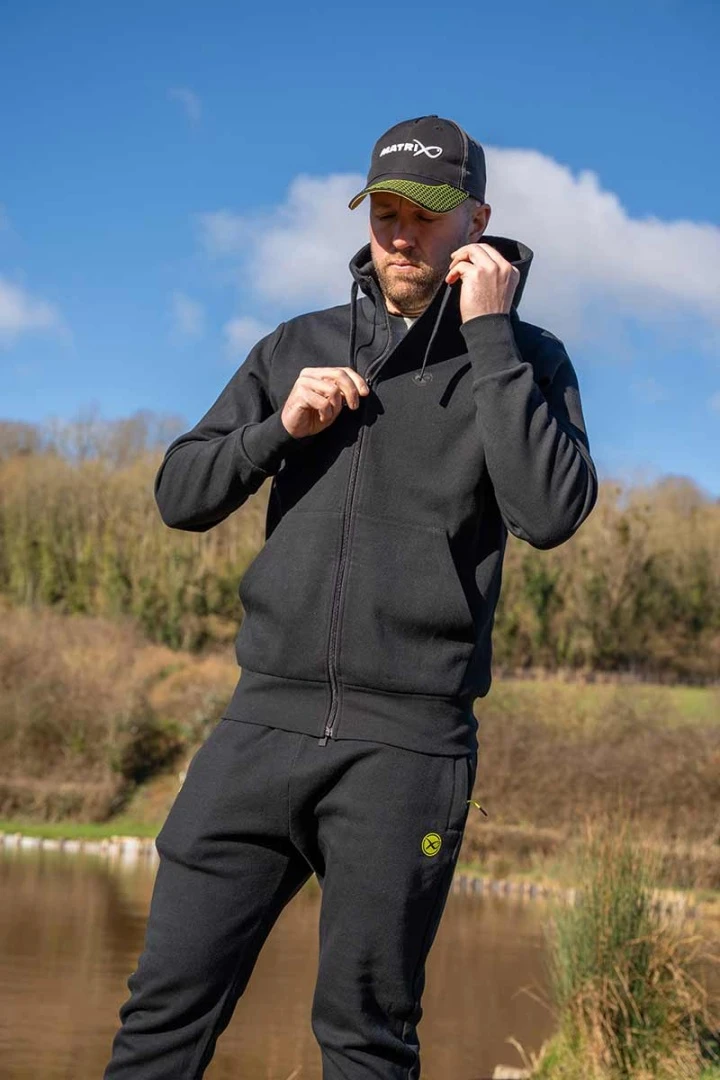 Matrix Black Stealth Zip Hoody