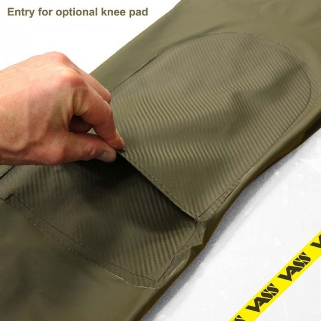 Vass Unlined Waterproof Bib & Brace - Khaki Edition