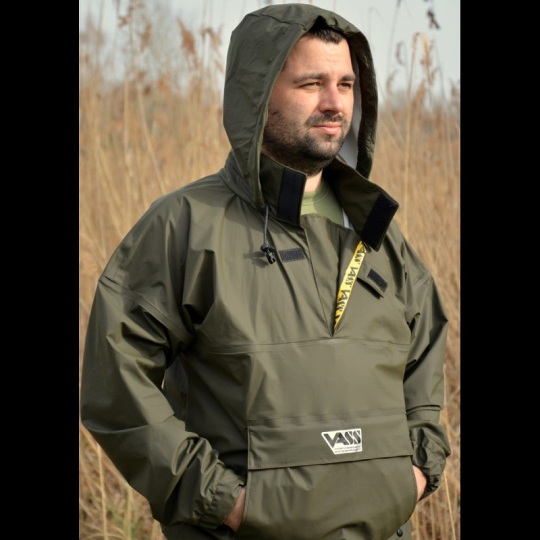 Vass Team Vass 175 Unlined Waterproof Smock - Khaki Edition
