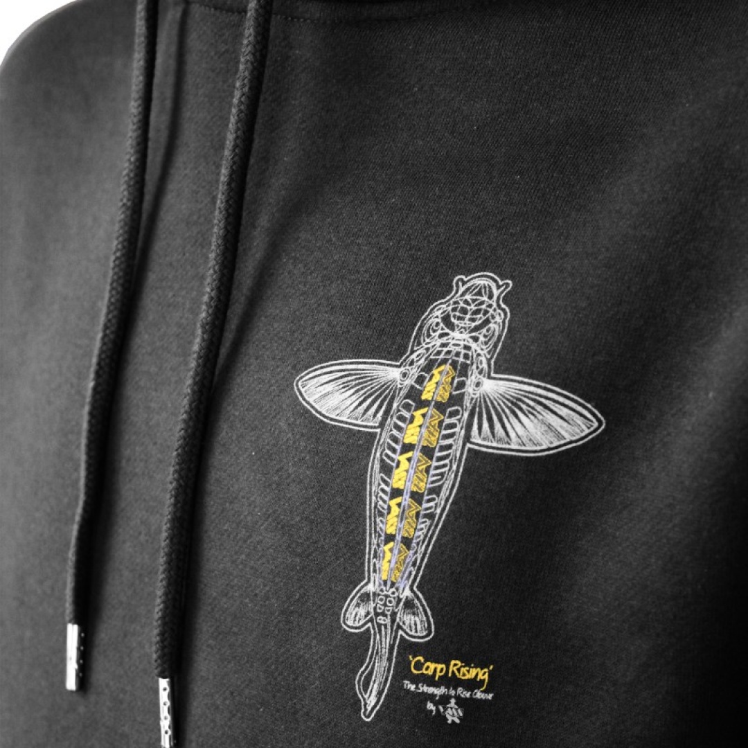 Vass Carp Rising Hoody - Black