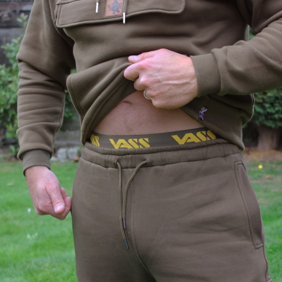 Vass Culture Fishing Cargo Jogger - Khaki Green