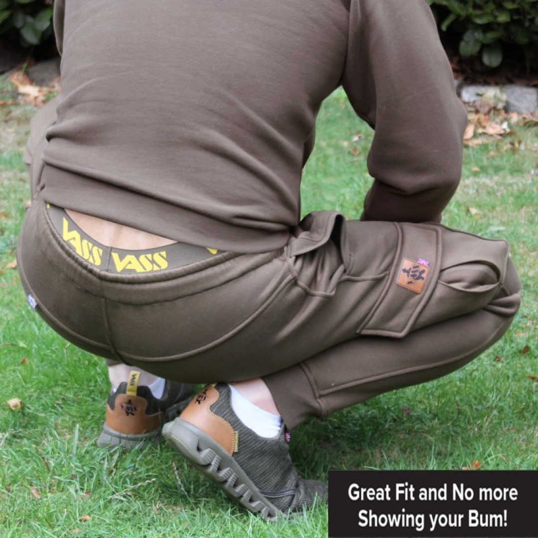 Vass Culture Fishing Cargo Jogger - Khaki Green