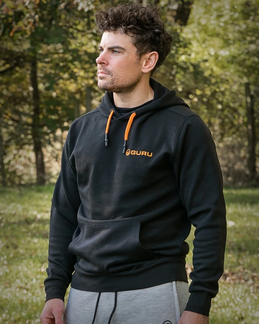 GURU Black Lightweight Hoodie