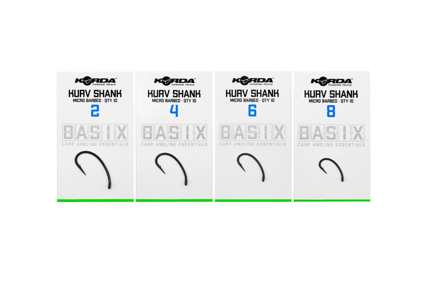 Korda Basix Kurv Shank - Barbed