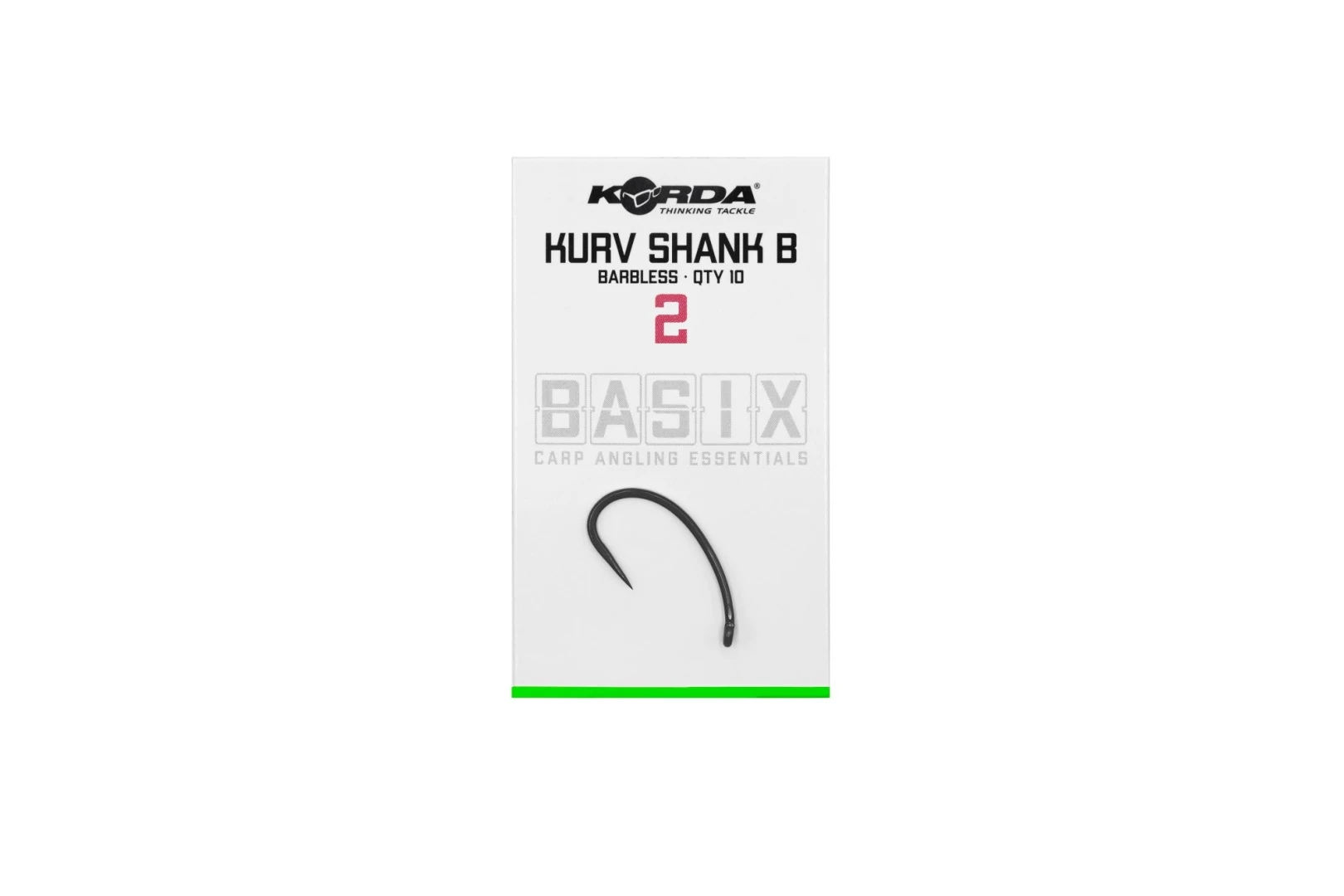 Korda Basix Kurv Shank - Barbless