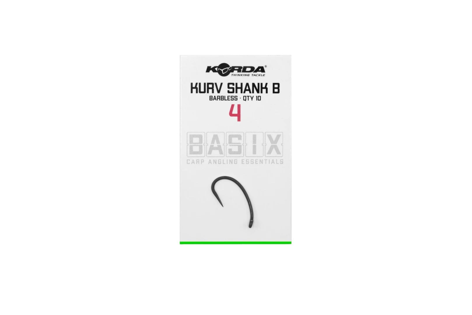 Korda Basix Kurv Shank - Barbless