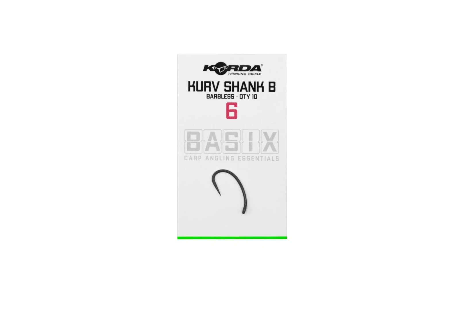 Korda Basix Kurv Shank - Barbless