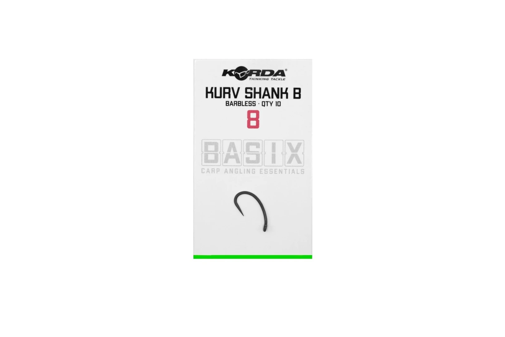 Korda Basix Kurv Shank - Barbless