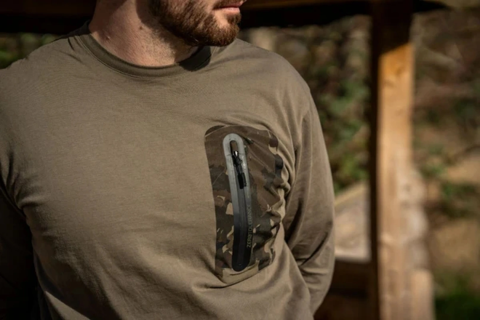 Nash ZT HD Long Sleeve T Shirt Green