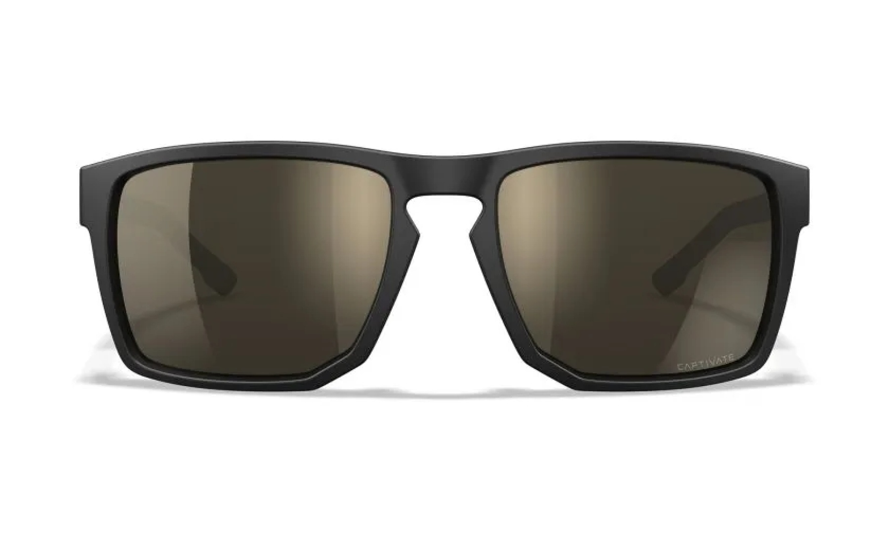 WileyX APEX Captivate Polarized Tungsten Mirror Grey Matte Black Frame