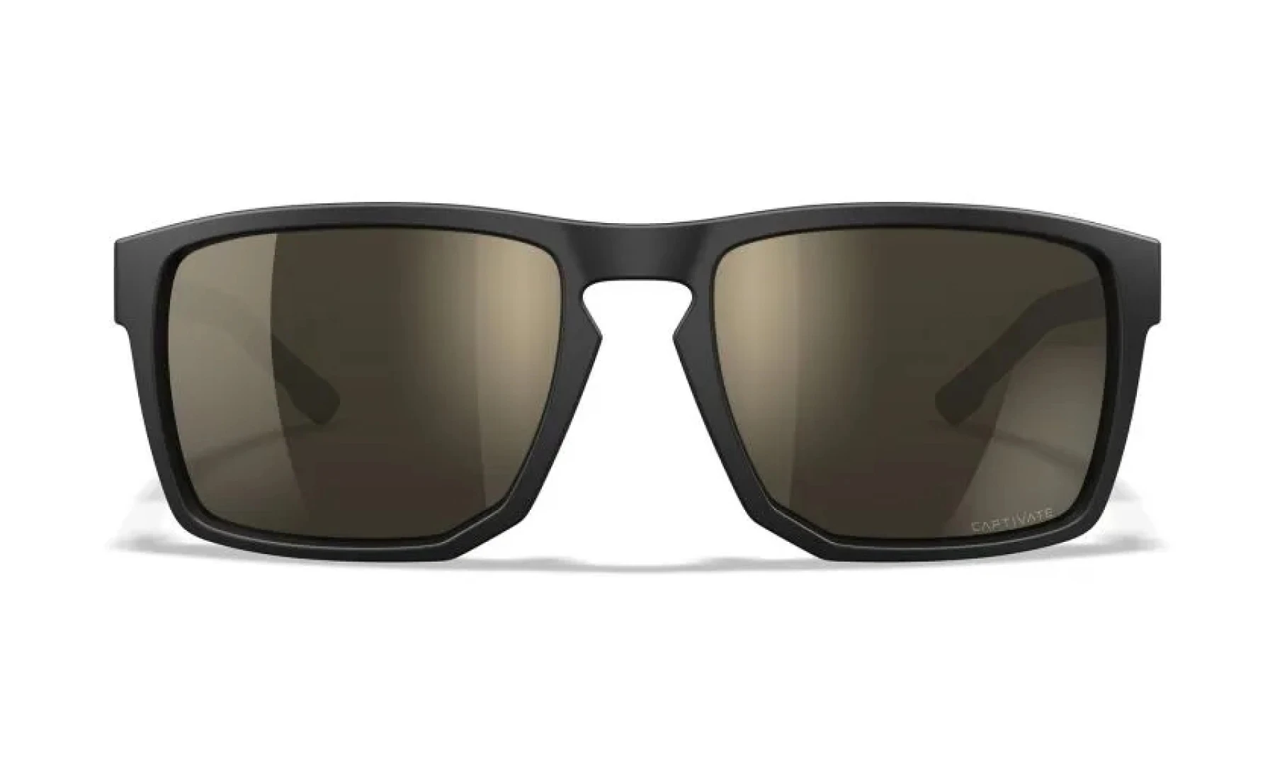 WileyX APEX Captivate Polarized Tungsten Mirror Grey Matte Black Frame