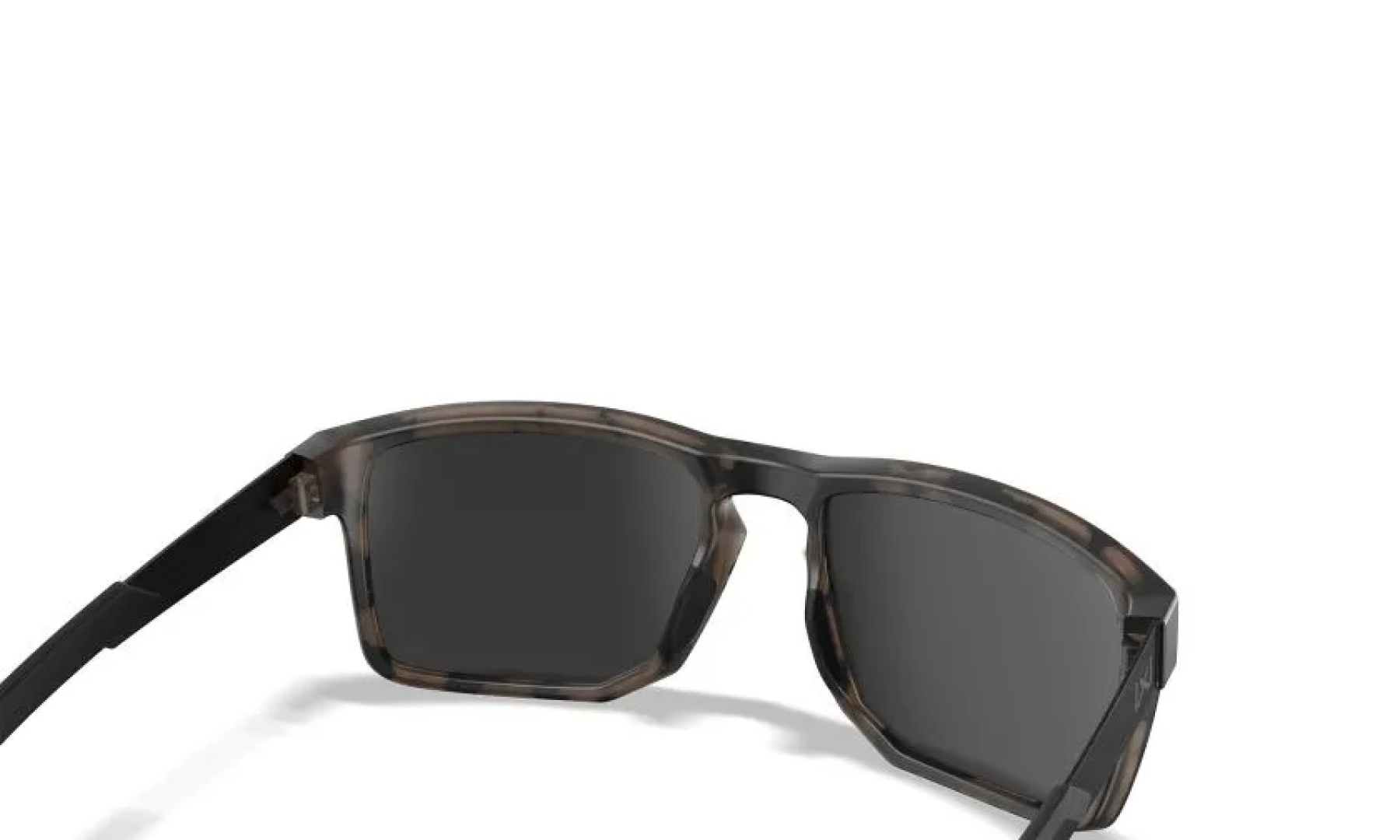 WileyX APEX Captivate Polarized Black Mirror Grey Matte Tortoise Brown Frame