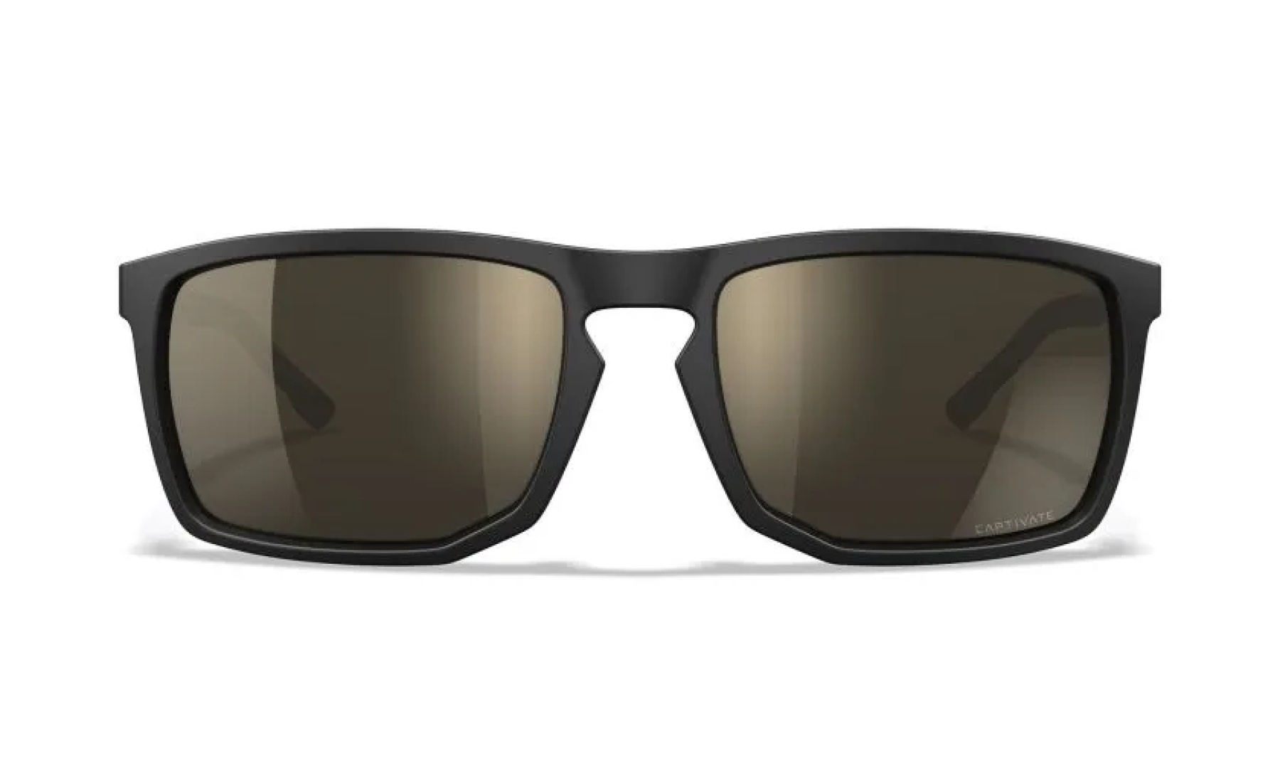 WileyX AXE Captivate Polarized Tungsten Mirror Grey Matte Black Frame