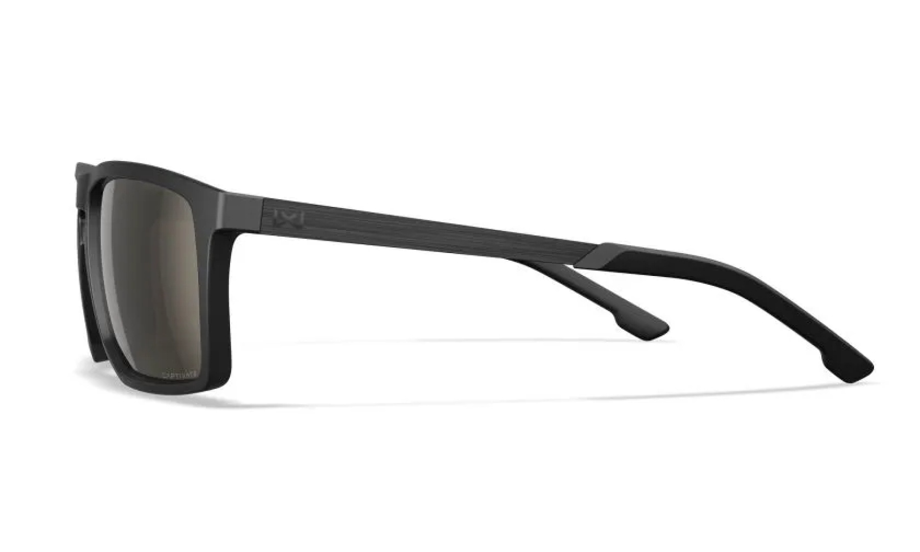 WileyX AXE Captivate Polarized Tungsten Mirror Grey Matte Black Frame