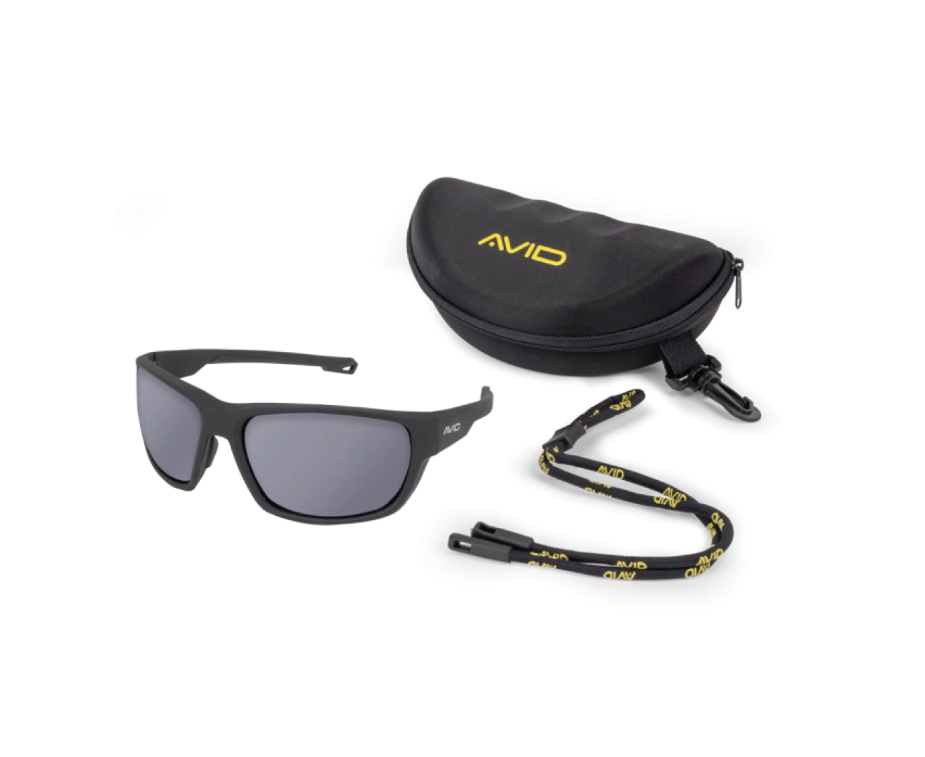 Avid Carp SeeThru OptiWrap Polarised Sunglasses Grey Lens