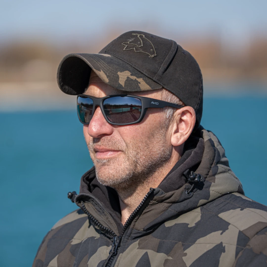 Avid Carp SeeThru OptiWrap Polarised Sunglasses Grey Lens