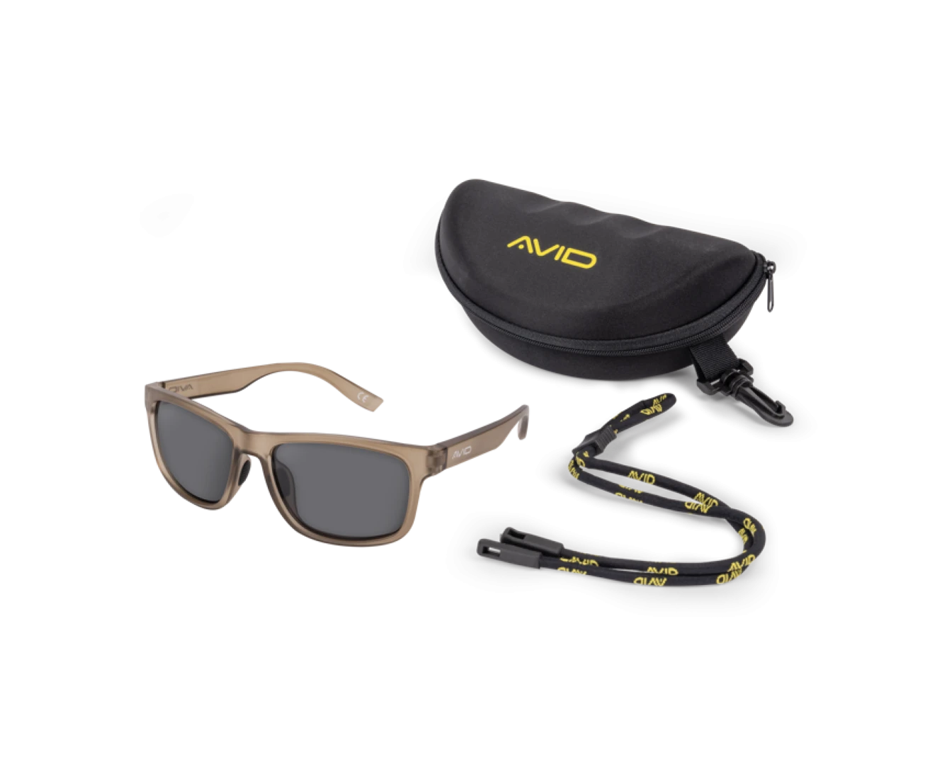 Avid Carp SeeThru Prism Polarised Sunglasses Grey Lens