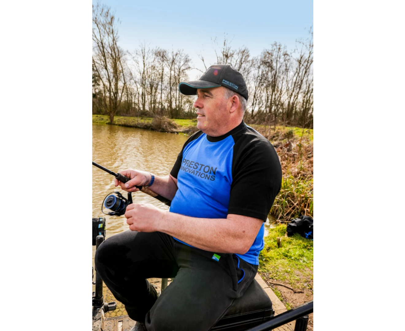 Preston Innovations Lightweight Blue Raglan T-Shirt