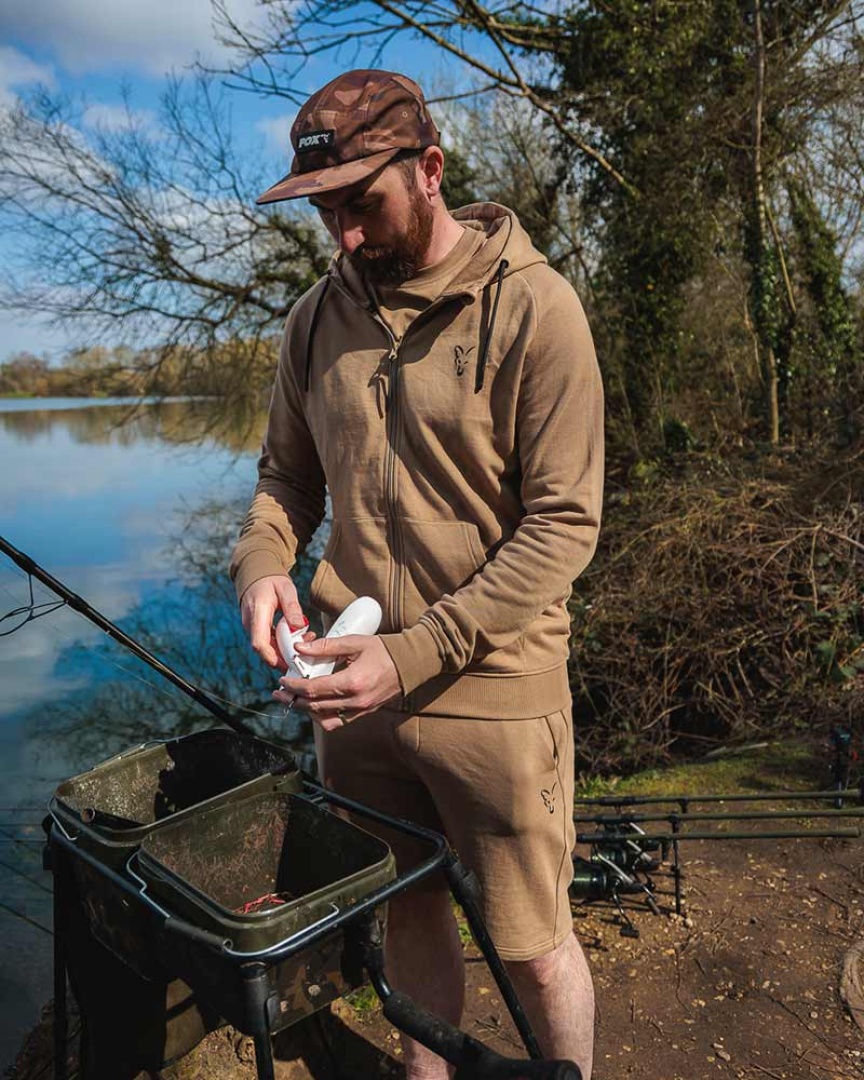 Fox Collection LW Zip Hoody - Tan Ltd