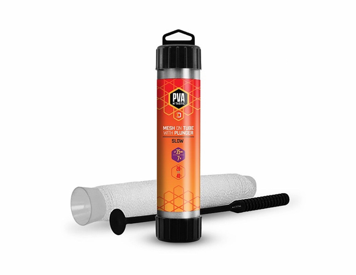Delphin PVA NTastic Mesh on Tube with Plunger 25mm/7m - Slow Melt