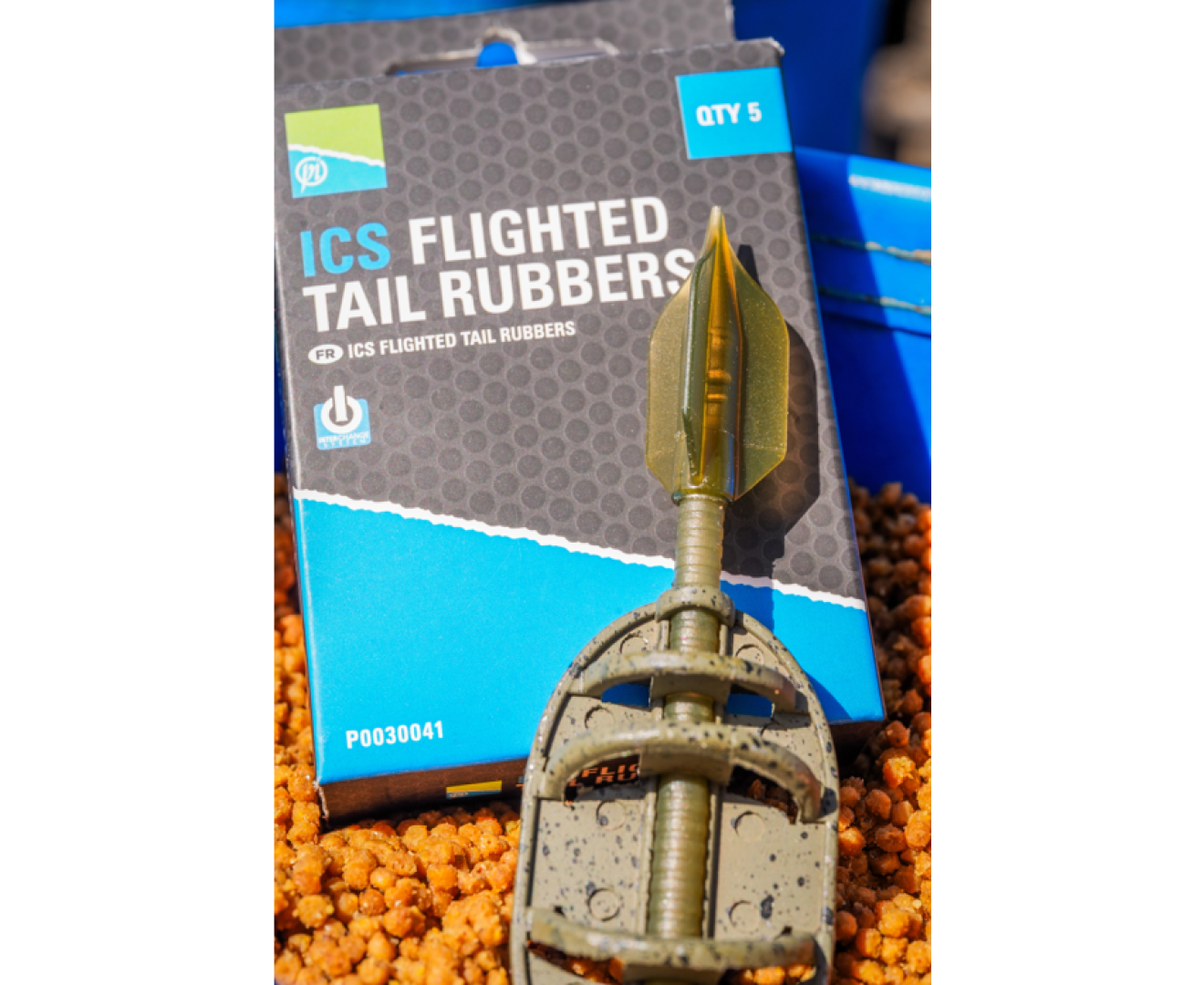 Preston Innovations ICS Flighted Tail Rubbers