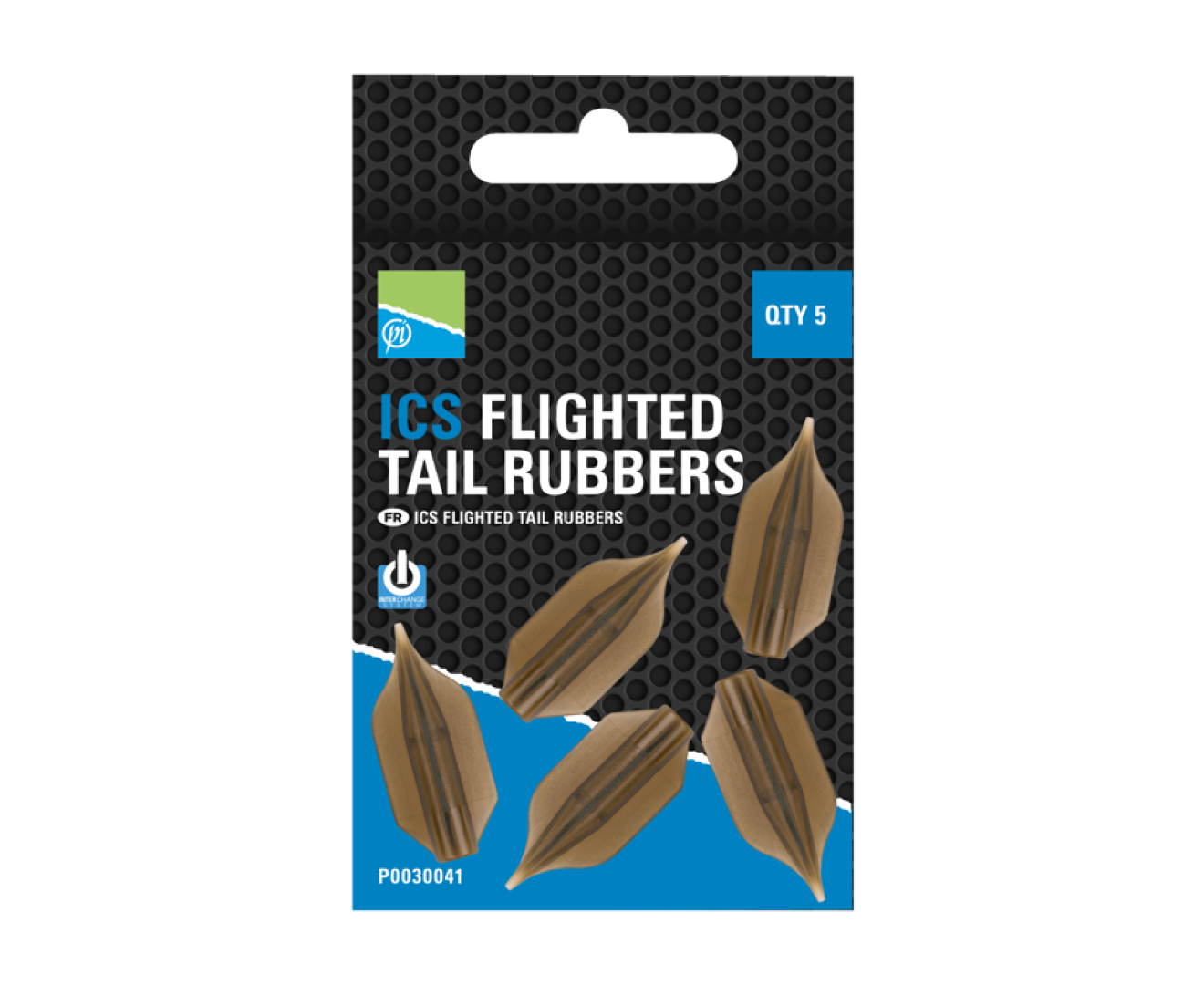 Preston Innovations ICS Flighted Tail Rubbers