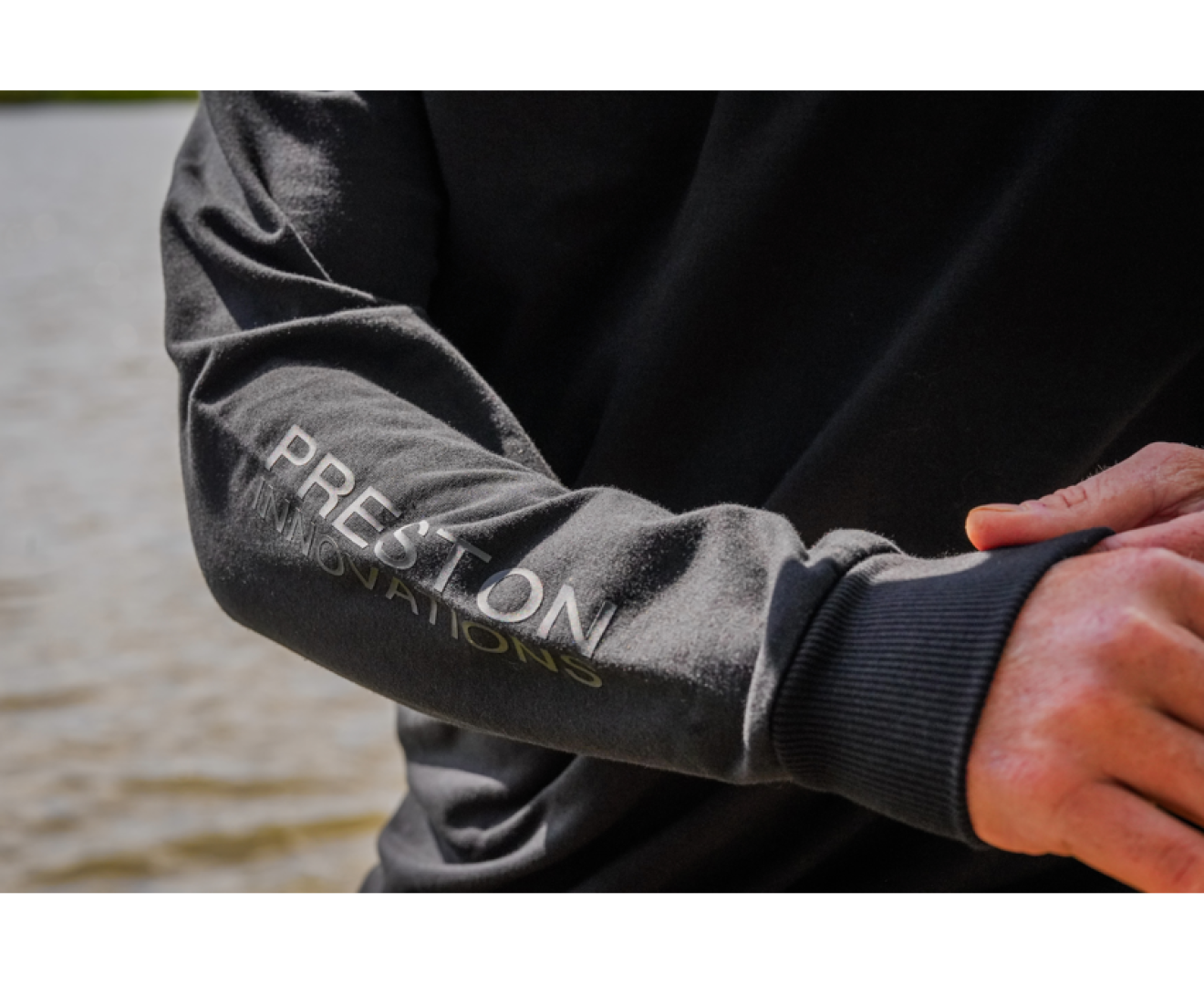Preston Innovations Black Minimal Sweatshirt
