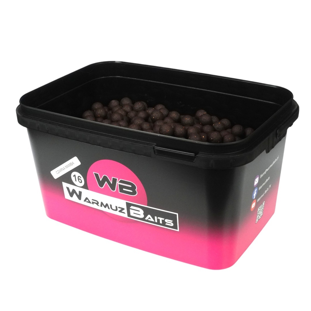WarmuzBaits - Boilies Black Mamba - CRACKED BUCKET