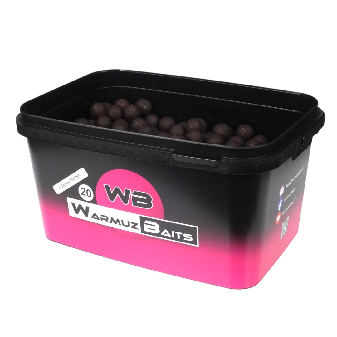 WarmuzBaits - Boilies Black Mamba - CRACKED BUCKET