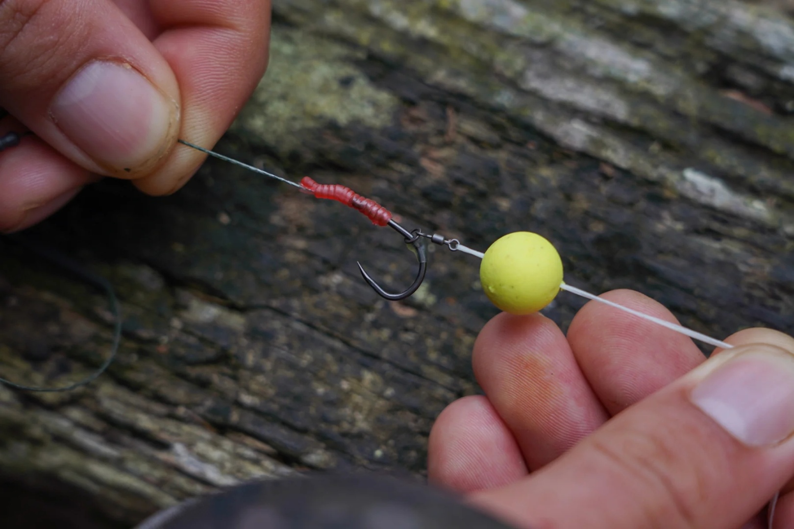 One More Cast Blend Leadcore Lead Clip Horseshoe - Barbless