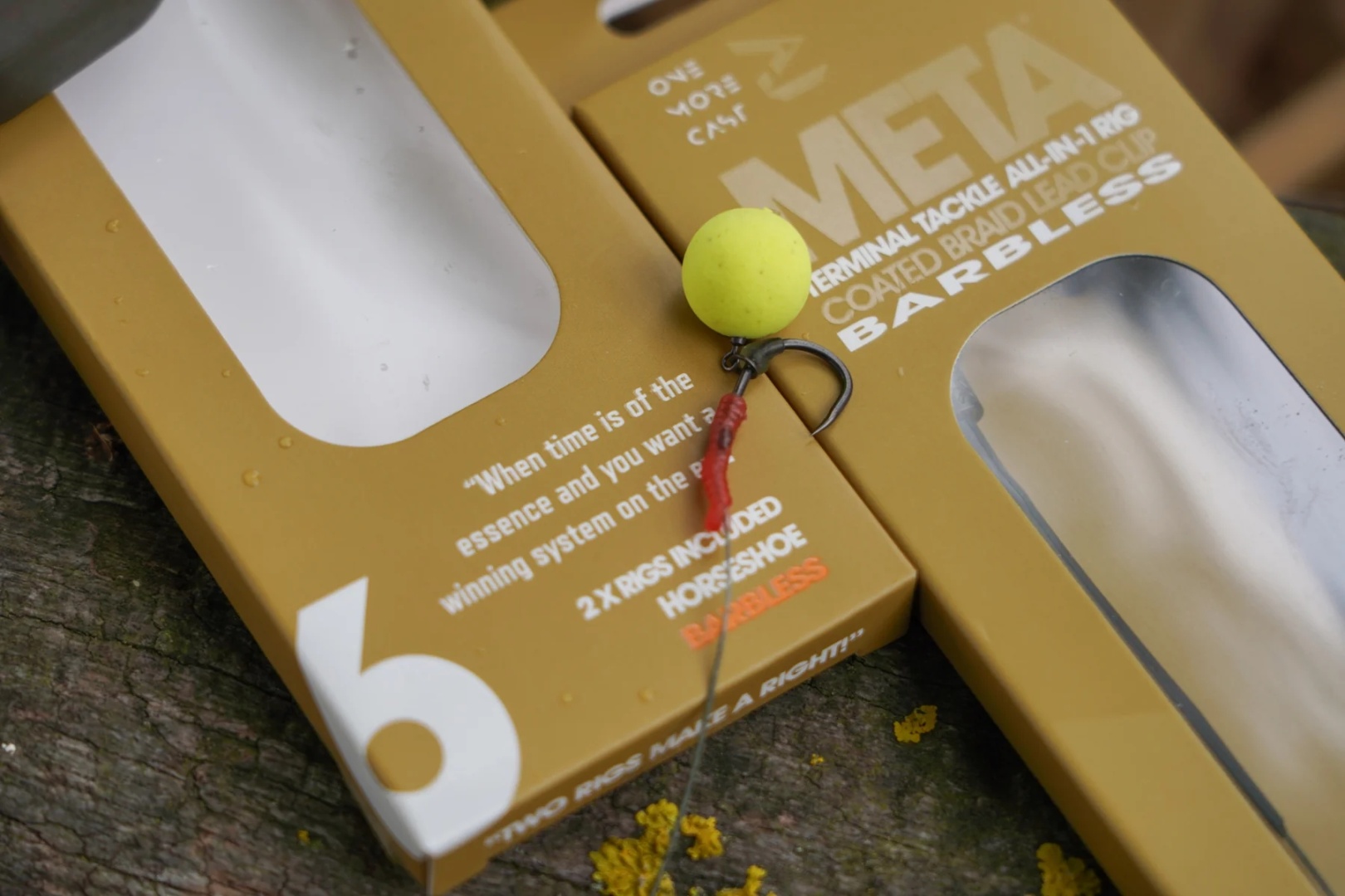 One More Cast Blend Leadcore Lead Clip Horseshoe - Barbless