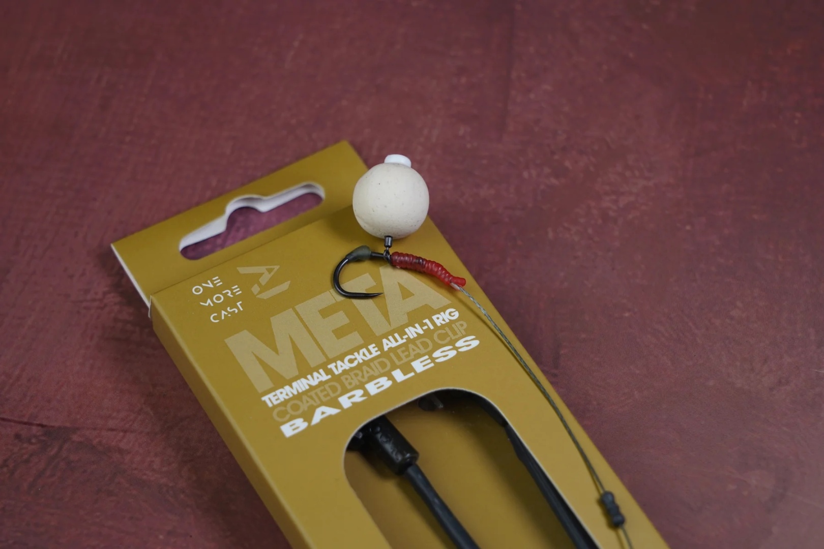 One More Cast Blend Leadcore Lead Clip Horseshoe - Barbless