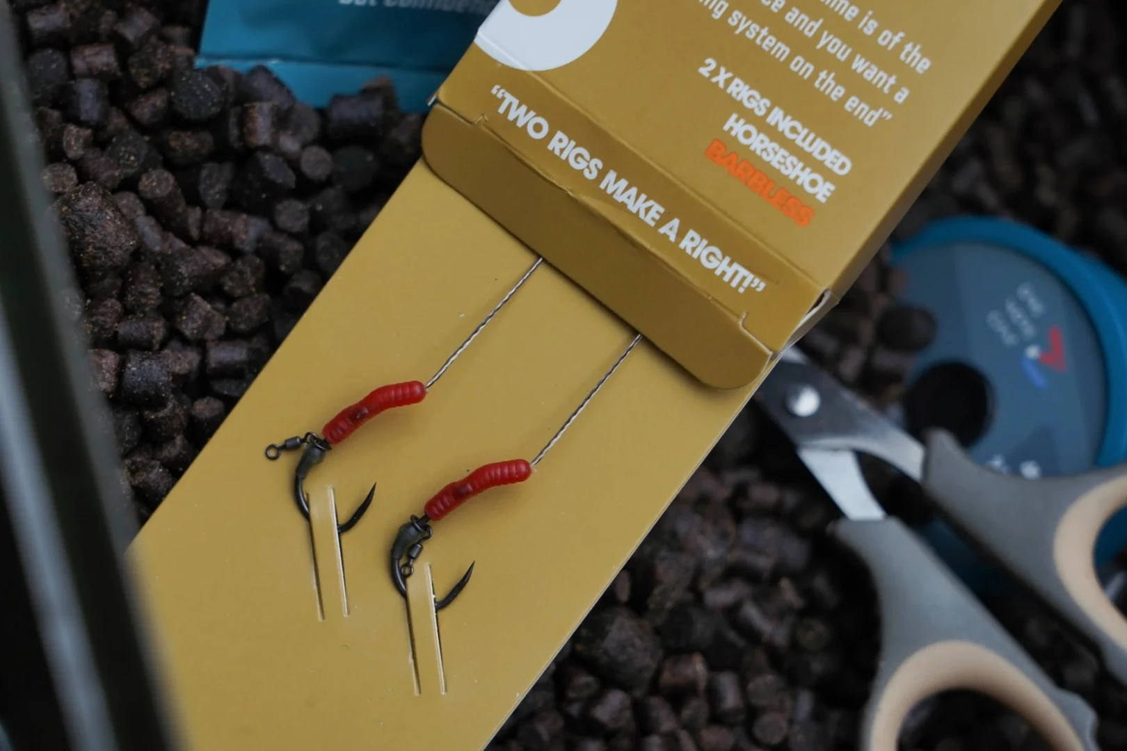 One More Cast Blend Leadcore Solid Bag Rig Horseshoe - Barbless