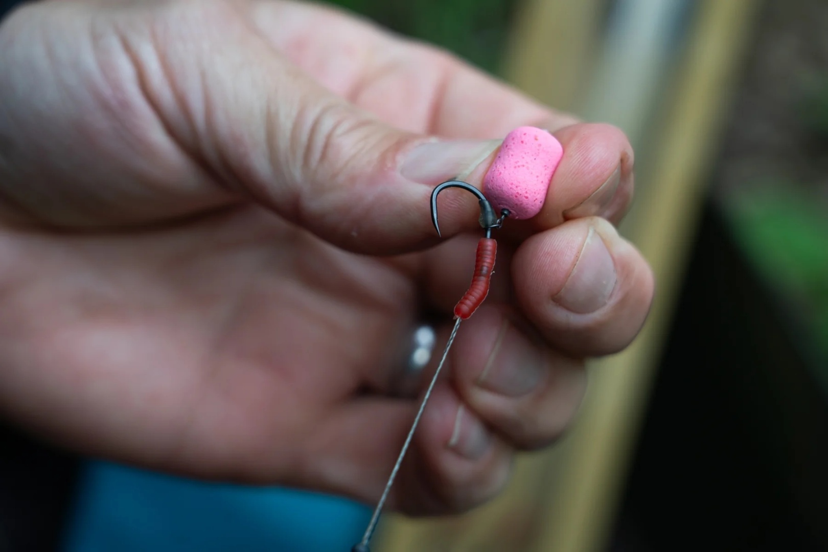 One More Cast Blend Leadcore Solid Bag Rig Horseshoe - Barbless