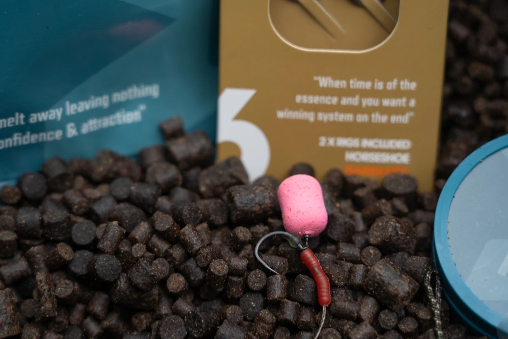One More Cast Blend Leadcore Solid Bag Rig Horseshoe - Barbless