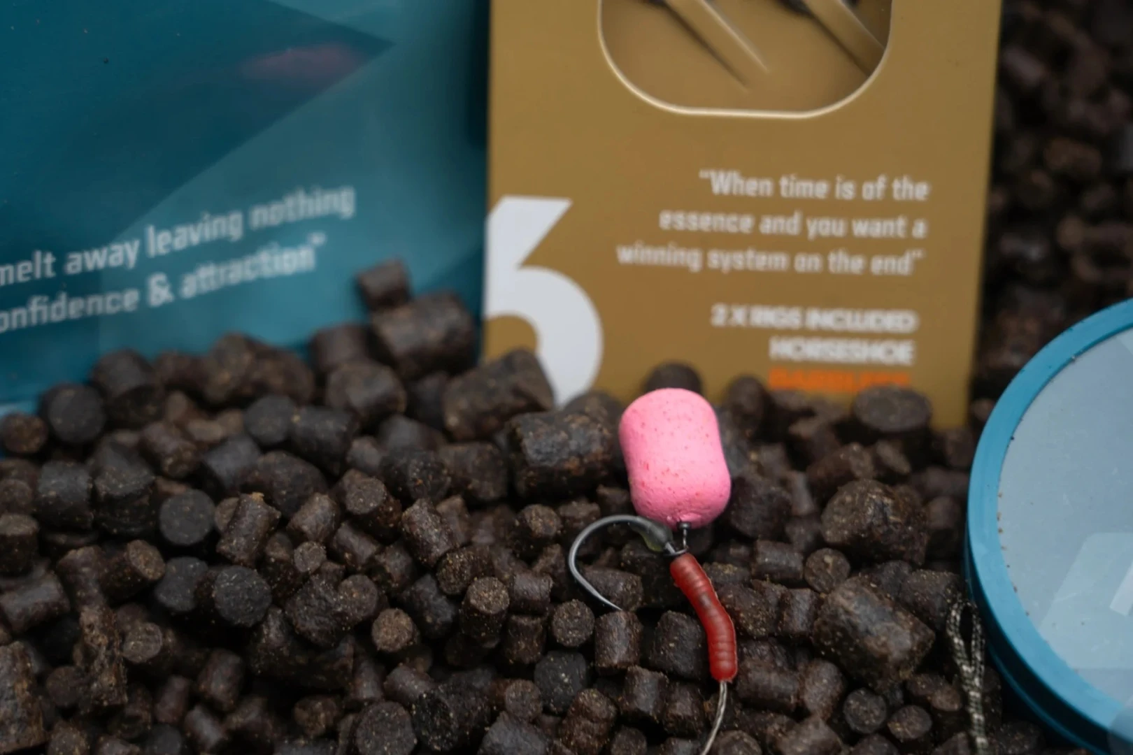 One More Cast Blend Leadcore Solid Bag Rig Horseshoe - Barbless