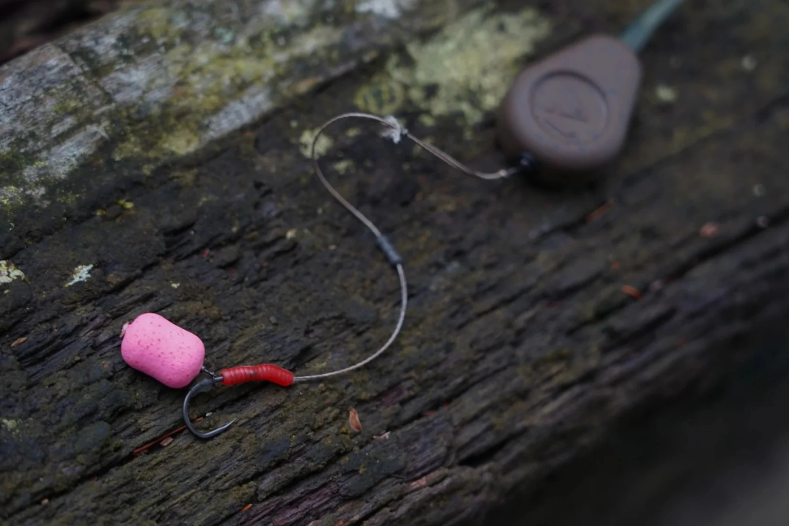 One More Cast Blend Leadcore Solid Bag Rig Horseshoe - Barbless