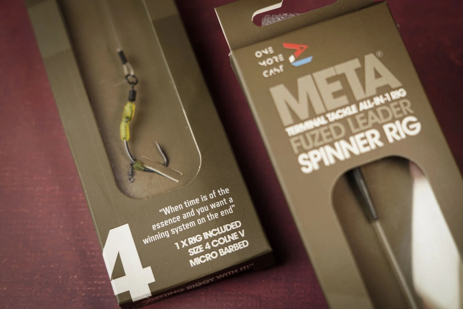 One More Cast Blend Fuzed Leader Leadclip Spinner Colne V - Barbed