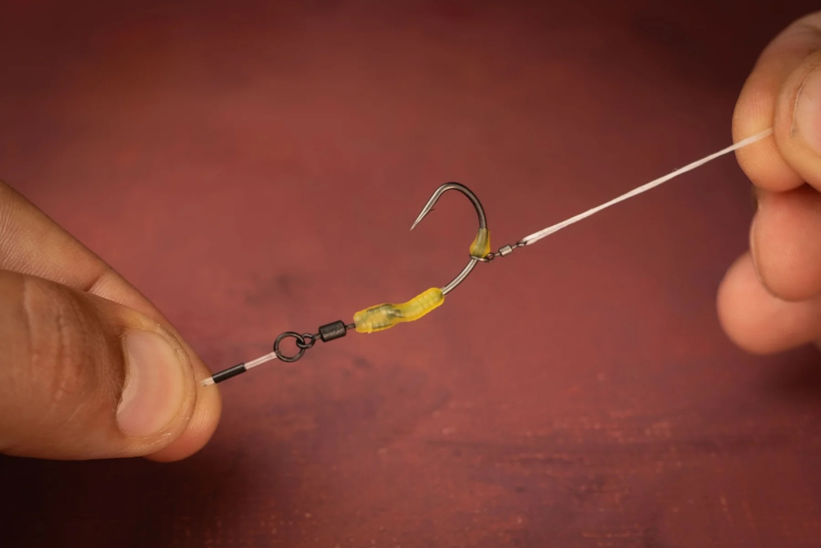 One More Cast Blend Fuzed Leader Leadclip Spinner Colne V - Barbed