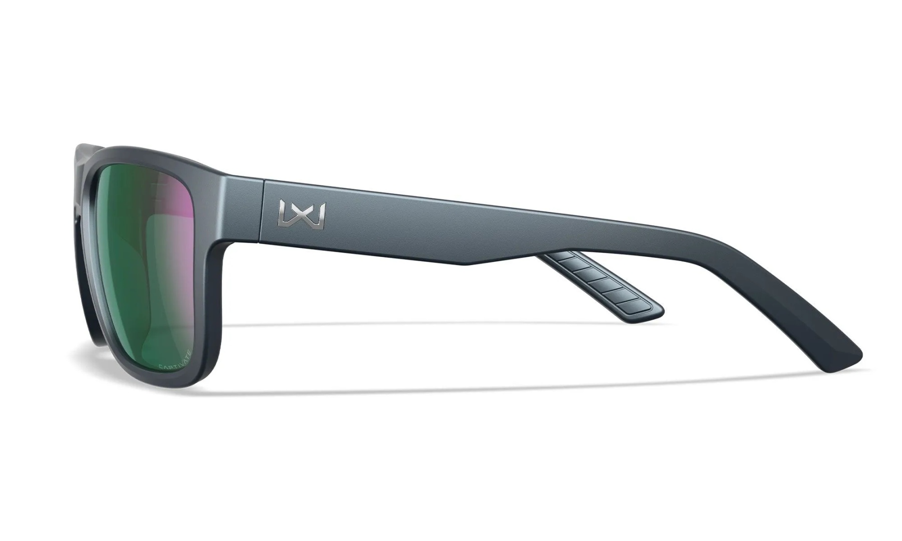 WileyX OVATION Captivate Polarized Green Mirror Copper Matte Graphite Frame
