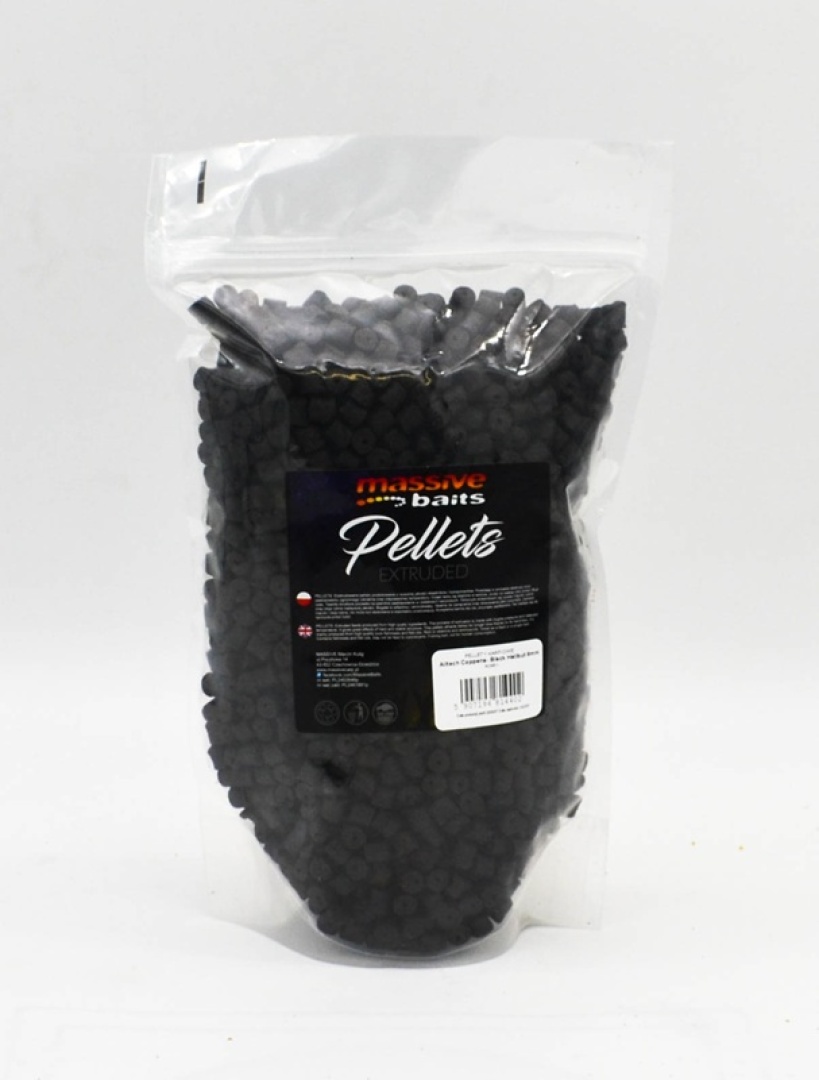 Massive Baits Coppens Black Halibut - Pellet d’Appât