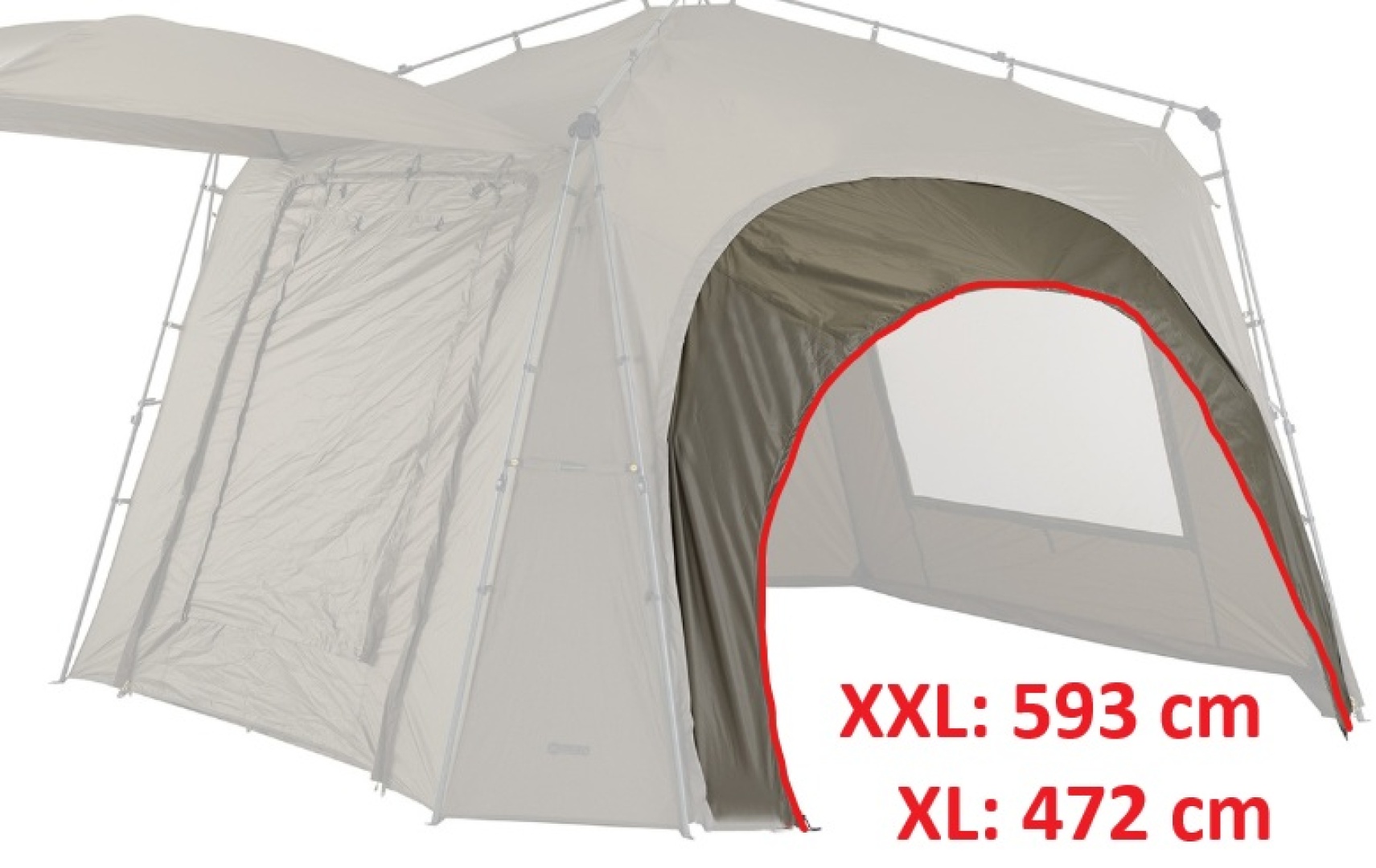 Mivardi Shelter Base Camp XL - Bivvy Connection Kit