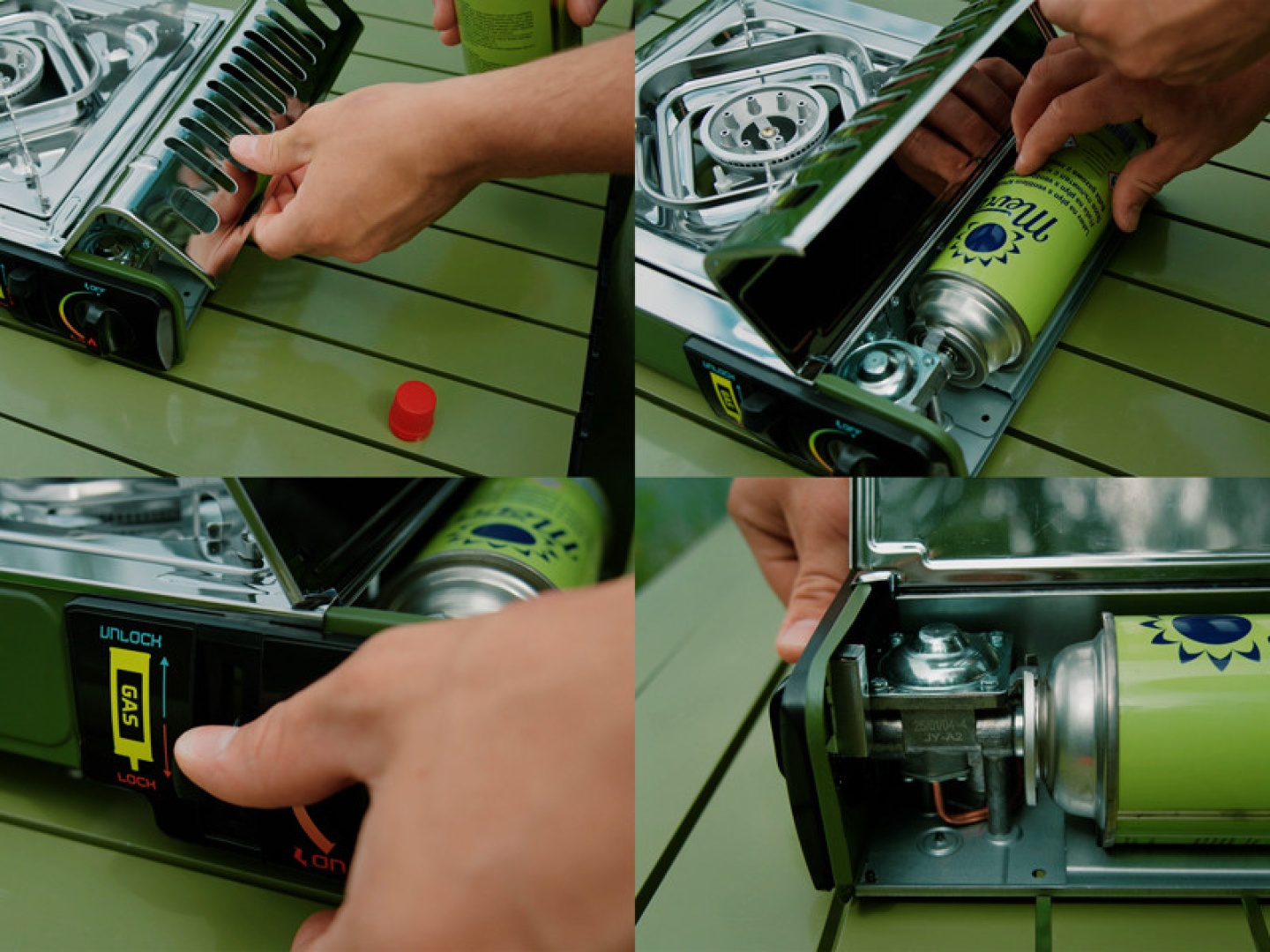 Delphin INOXIA Portable Gas Stove