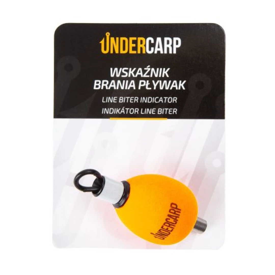 UnderCarp Line Biter - Indicateur de touche Flotteur - Néon Orange