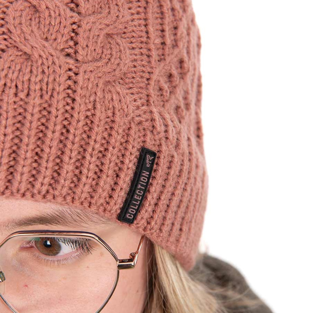 Fox Womens Knitted Bobble
